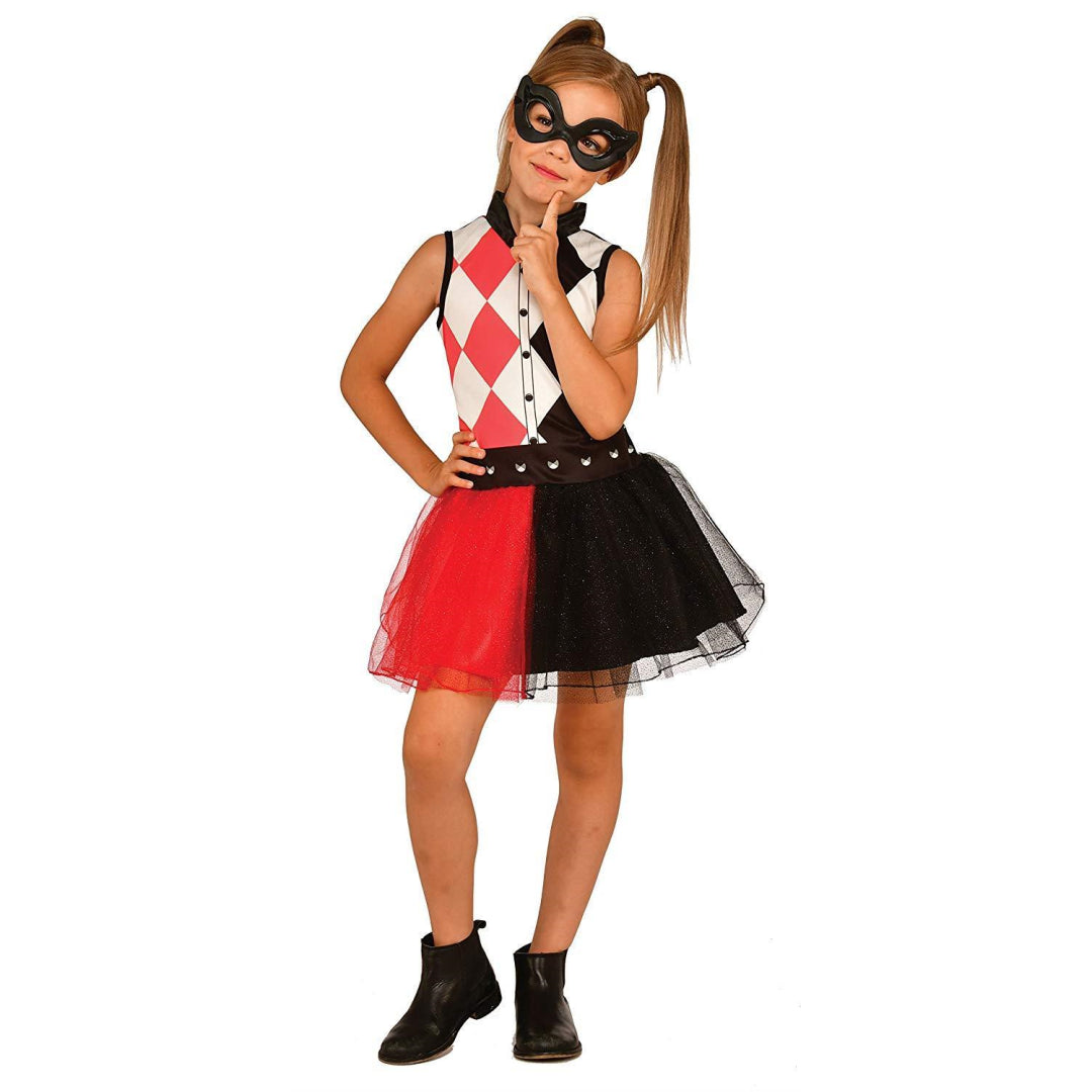 Rubie's 31975 DC Harley Quinn Fancy Dress (MEDIUM 4-6) - Maqio