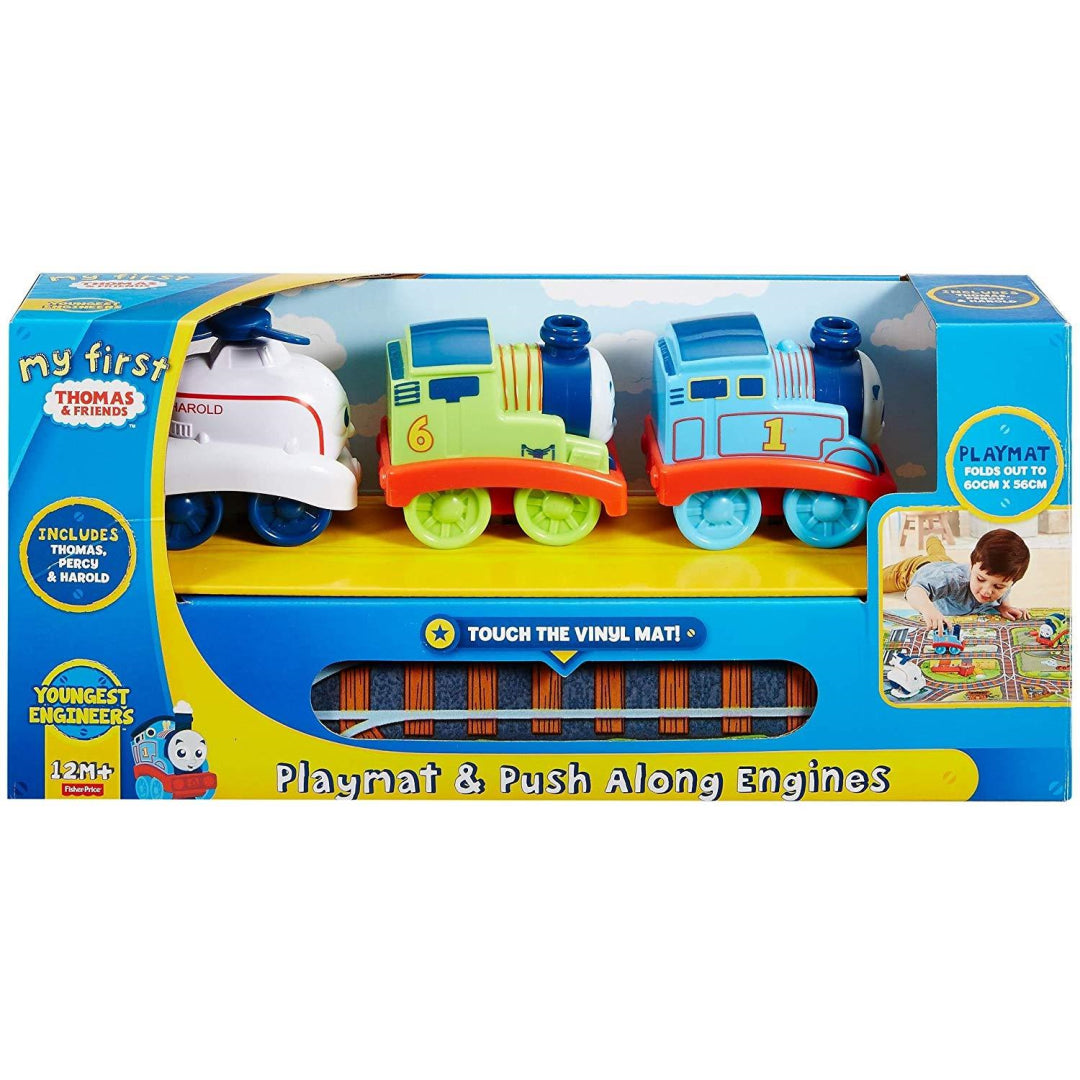My First Thomas Playmat and Push Along Engines Set FMW04 - Maqio