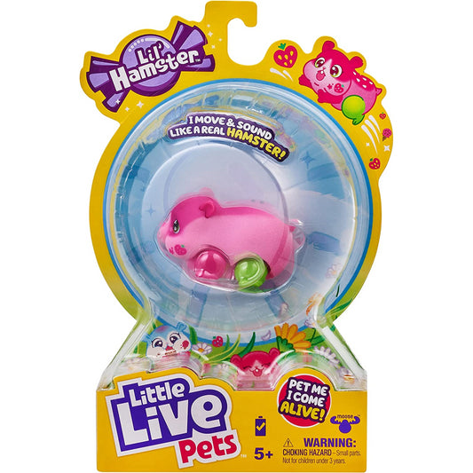Little Live Pets - Strawbles Pink Lil' Hamster Pet