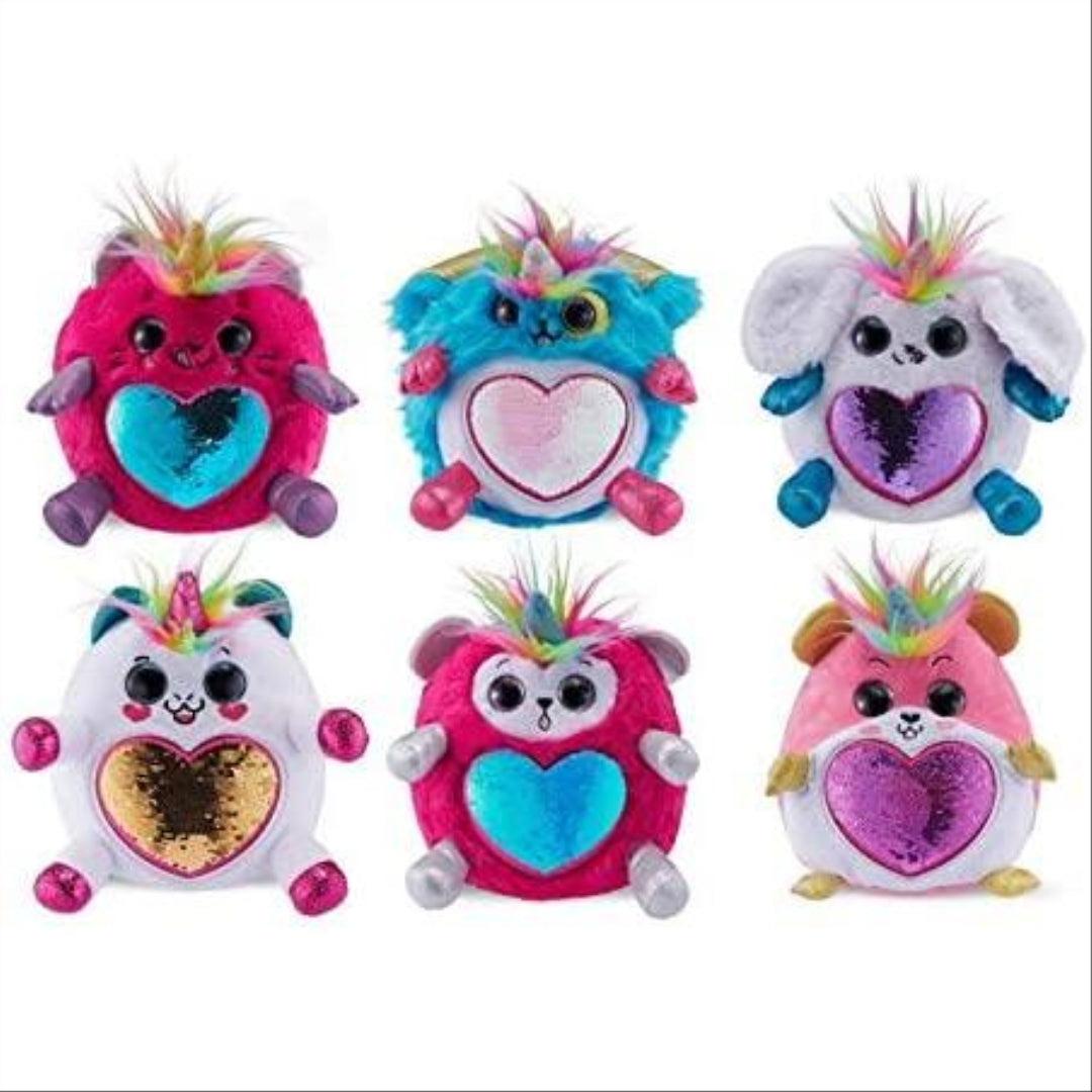 Rainbocorns RAR00000 Surprise Sparkle Pets Plush (1 Random Supplied) - Maqio