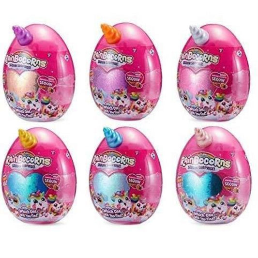 Rainbocorns RAR00000 Surprise Sparkle Pets Plush (1 Random Supplied) - Maqio