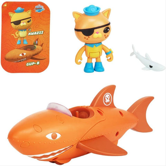 Octonauts Above & Beyond Deluxe Toy Vehicle & Figure - Kwazii & Terra Gup B