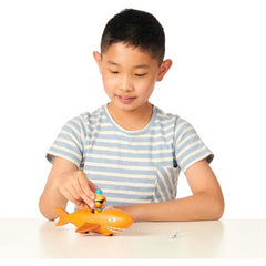 Octonauts Above & Beyond Deluxe Toy Vehicle & Figure - Kwazii & Terra Gup B