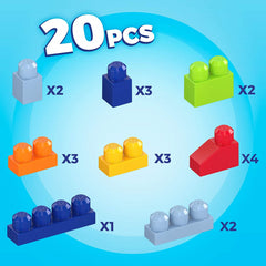 Mega Bloks Pull n Play Wagon