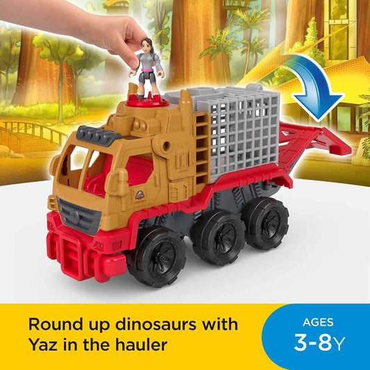 Jurassic World Imaginext Camp Cretaceous Dinosaur Hauler and Yaz Figure