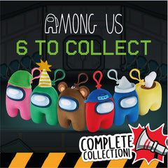 Among Us Series 2 Clip On Plush Crewmate Figure 12cm - Pink