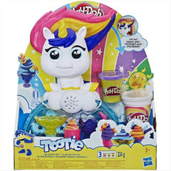 Play-Doh Tootie The Unicorn Ice Cream Set with 3 Non-Toxic Colours & Compound