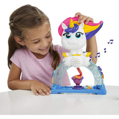Play-Doh Tootie The Unicorn Ice Cream Set with 3 Non-Toxic Colours & Compound
