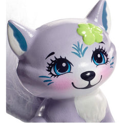 Enchantimals Winsley Wolf Doll and Trooper Pet Figure