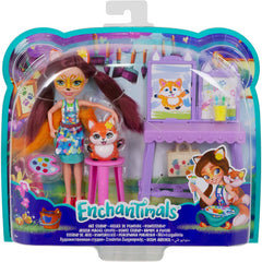 Enchantimals Art Studio Playset with Easel and Felicity Fox Doll 6-Inch