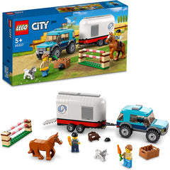 LEGO City Horse Transporter with Horse Rider and Vehicle Playset - 60327