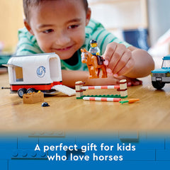 LEGO City Horse Transporter with Horse Rider and Vehicle Playset - 60327