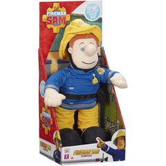 Fireman Sam Talking Plush Toy Blue & Yellow