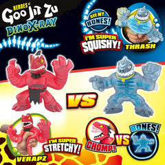 Heroes of Goo Jit Zu Dino 4.5" Tall Squishy Stretchy Action Figure