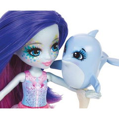 Enchantimals Jessa Jellyfish Doll with Pet Octopus and Bowl