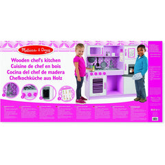 Melissa & Doug Chef's Kitchen Pink Large Playset Play Area