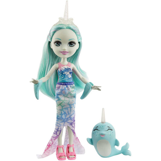 Enchantimals Naddie Narwhal & Sword Figure Doll