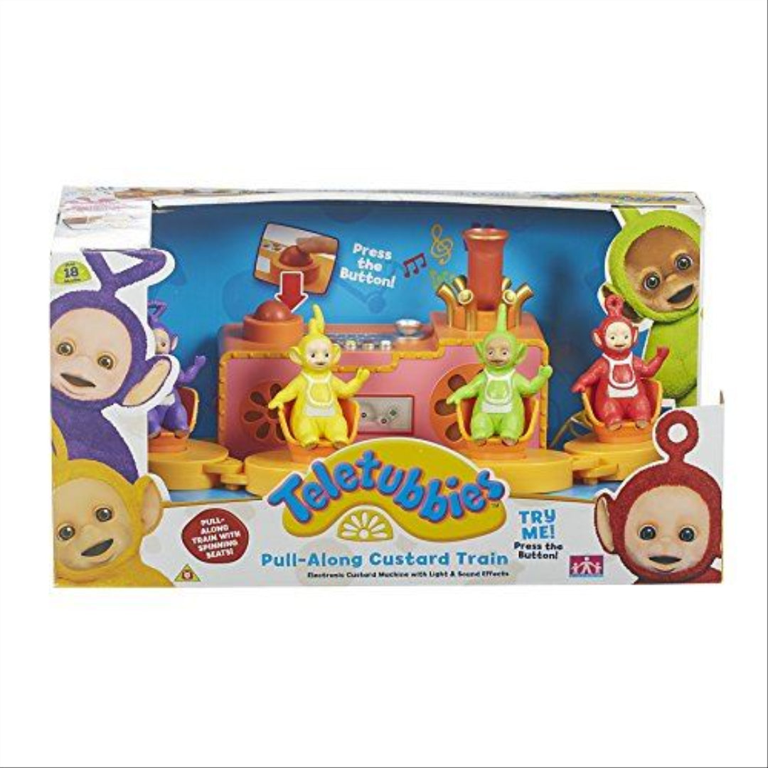 Teletubbies Pull-Along Custard Train (Multi-Colour) - Maqio