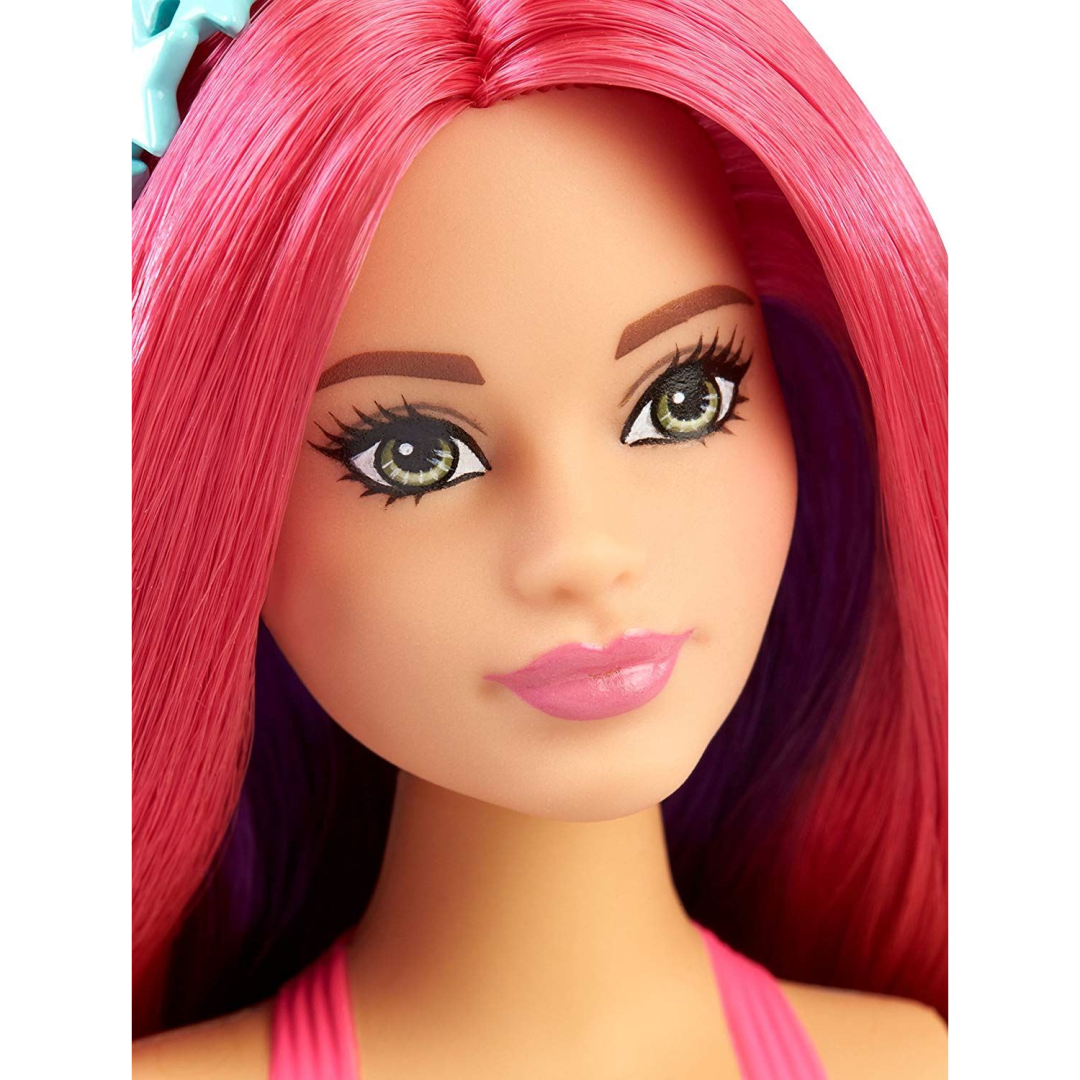 Barbie FJC93 Fantasy Rainbow Cove Mermaid Caucasian Curvy Dreamtopia Doll - Maqio