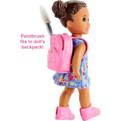 Barbie Art Teacher Doll Student Eazel