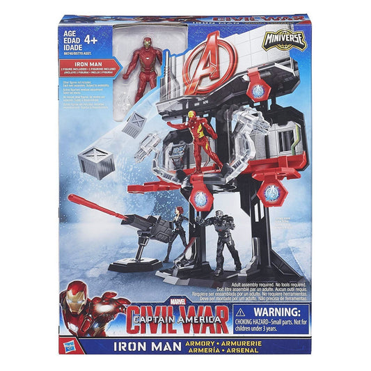 Marvel Captain America: Civil War Miniverse Playset - Iron Man Armory - Maqio