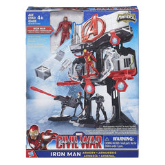 Marvel Captain America: Civil War Miniverse Playset - Iron Man Armory - Maqio