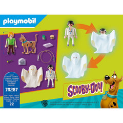 Playmobil 70287 Scooby Doo! Scooby & Shaggy With Ghost Play Playset