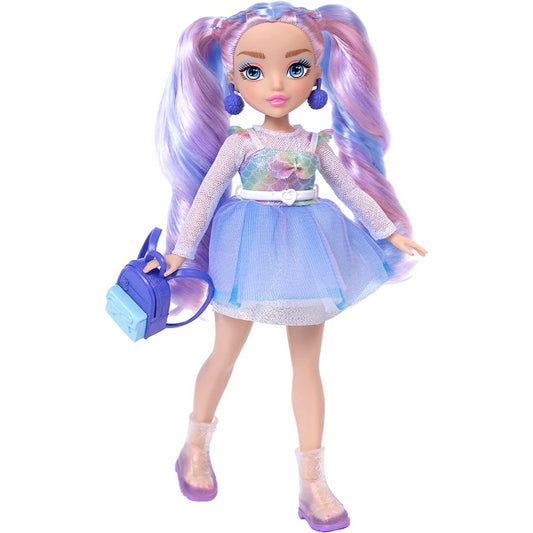 InstaGlam Glo Up Girls Erin Fashion Doll & 25 fashion Surprises 10" - Sadie