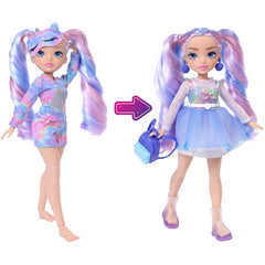 InstaGlam Glo Up Girls Erin Fashion Doll & 25 fashion Surprises 10" - Sadie