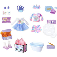 InstaGlam Glo Up Girls Erin Fashion Doll & 25 fashion Surprises 10" - Sadie