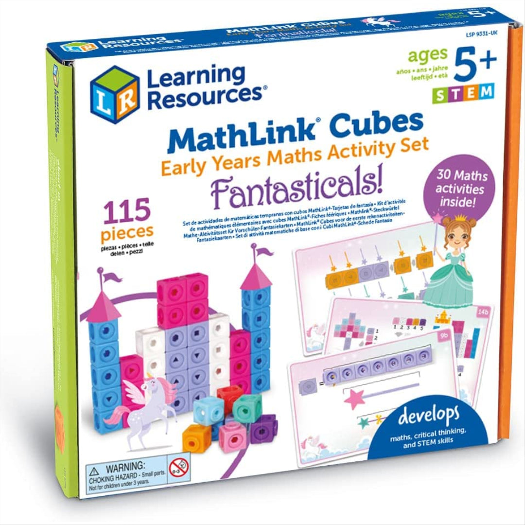 Let's Build Numberblocks Mathlink Cubes Zero to Ten by Learning Resources