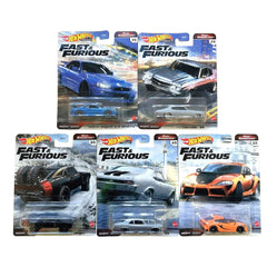 Hot Wheels Fast Superstars Premium Fast & Furious Set Of 5 Die Cast Vehicles