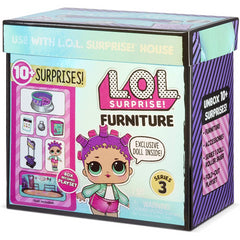 L.O.L Surprise! Furniture Set with Roller Sk8er Collectable Doll & 10+ Surprises
