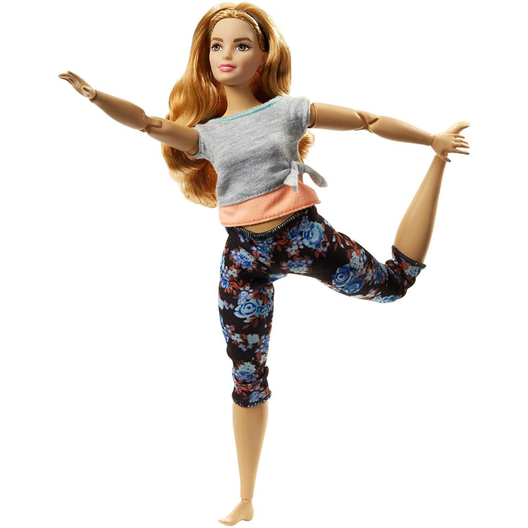 Barbie Made to Move Doll Curvy with auburn hair – Maqio