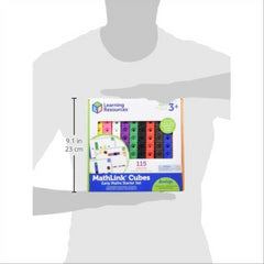 Learning Resources MathLink Activity Set Set of 100 Cubes Educational Toy