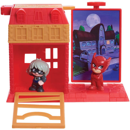 PJ Masks Owlette & Luna  Night Time Micros Trap & Escape Playset