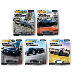 Hot Wheels Fast & Furious Euro Fast Set of 5 Die Cast Cars
