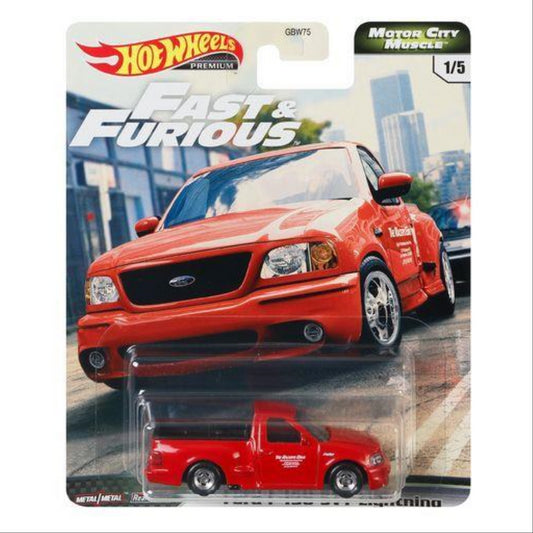 Hot Wheels Premium Fast & Furious Motor City Muscle Set of 5 Die Cast Vehicles GBW75 - Maqio