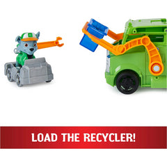 Paw Patrol Big Truck Pups Transforming Toy Truck with Action Figure - Rocky