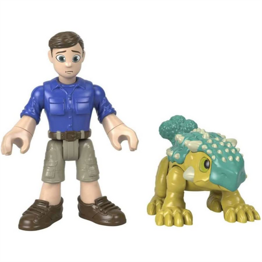 Jurassic World Imaginext Camp Cretaceous Bumpy & Ben Figure