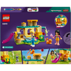 LEGO Friends 42612 Cat Playground Adventure Animal Toy Playset - Olly and Liann
