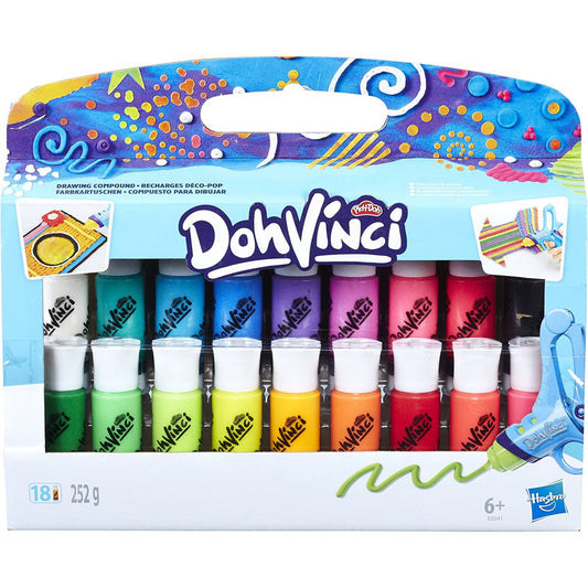 Play Doh Doh Vinci Drawing Compound 18 Pack