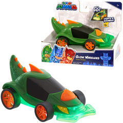 PJ Masks Deluxe Glow Wheelers Gekko Mobile & Action Figure