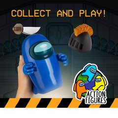 Among Us Series 2 Action Figure Crewmate 17cm 1 of 4 to Collect - Blue