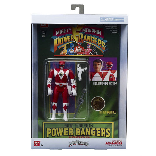 Power Rangers Mighty Morphin Red Ranger Legacy Collectable Figure - Maqio