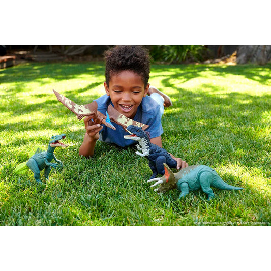 Jurassic World Dominion Roar Strikers Dinosaur Action Figure - Rajasaurus