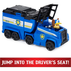 Paw Patrol Big Truck Pups Transforming Toy Truck with Action Figure - Chase