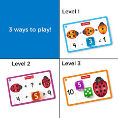 Fisher-Price Think and Learn Roll Count Math Bug Preschool Game