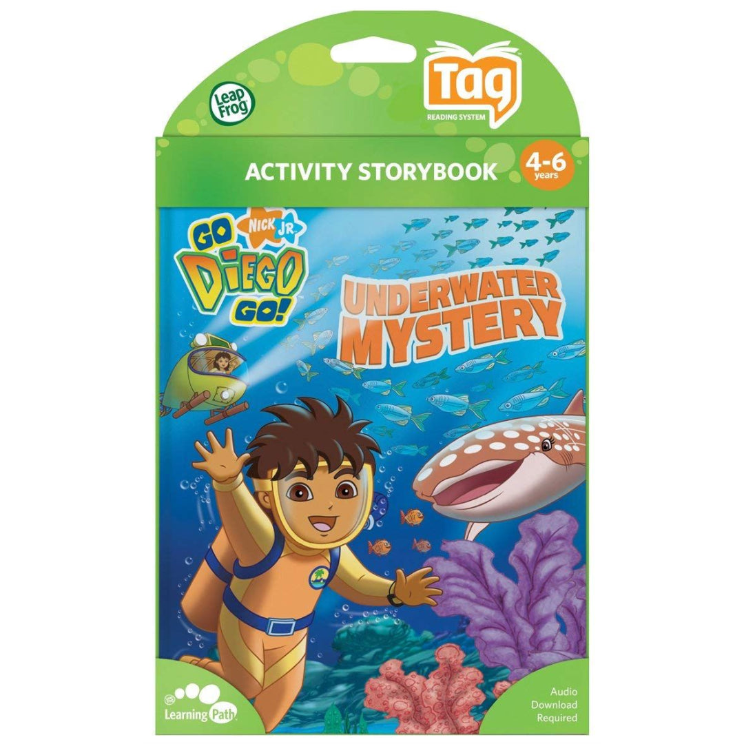 LeapFrog Tag Book: Go Diego Go! Underwater Mystery - Maqio