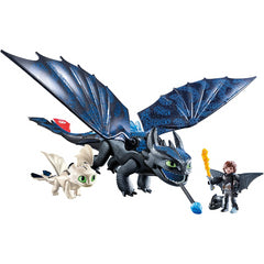 Playmobil DreamWorks Dragons Hiccup and Toothless with Baby Dragon 19pc 70037